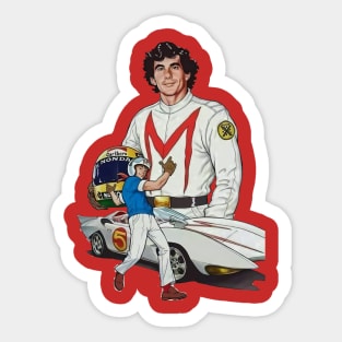 legend of speed racer Sticker